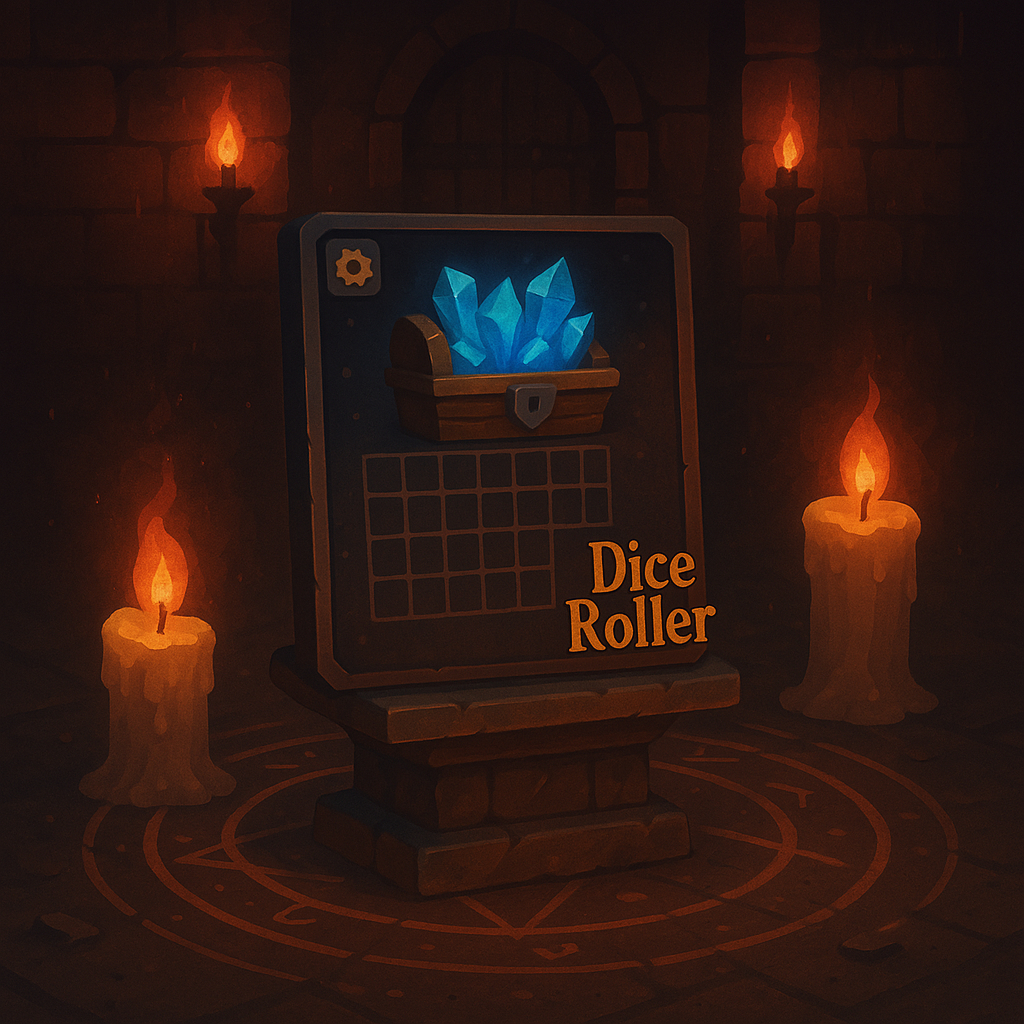 Stylized Dice roller